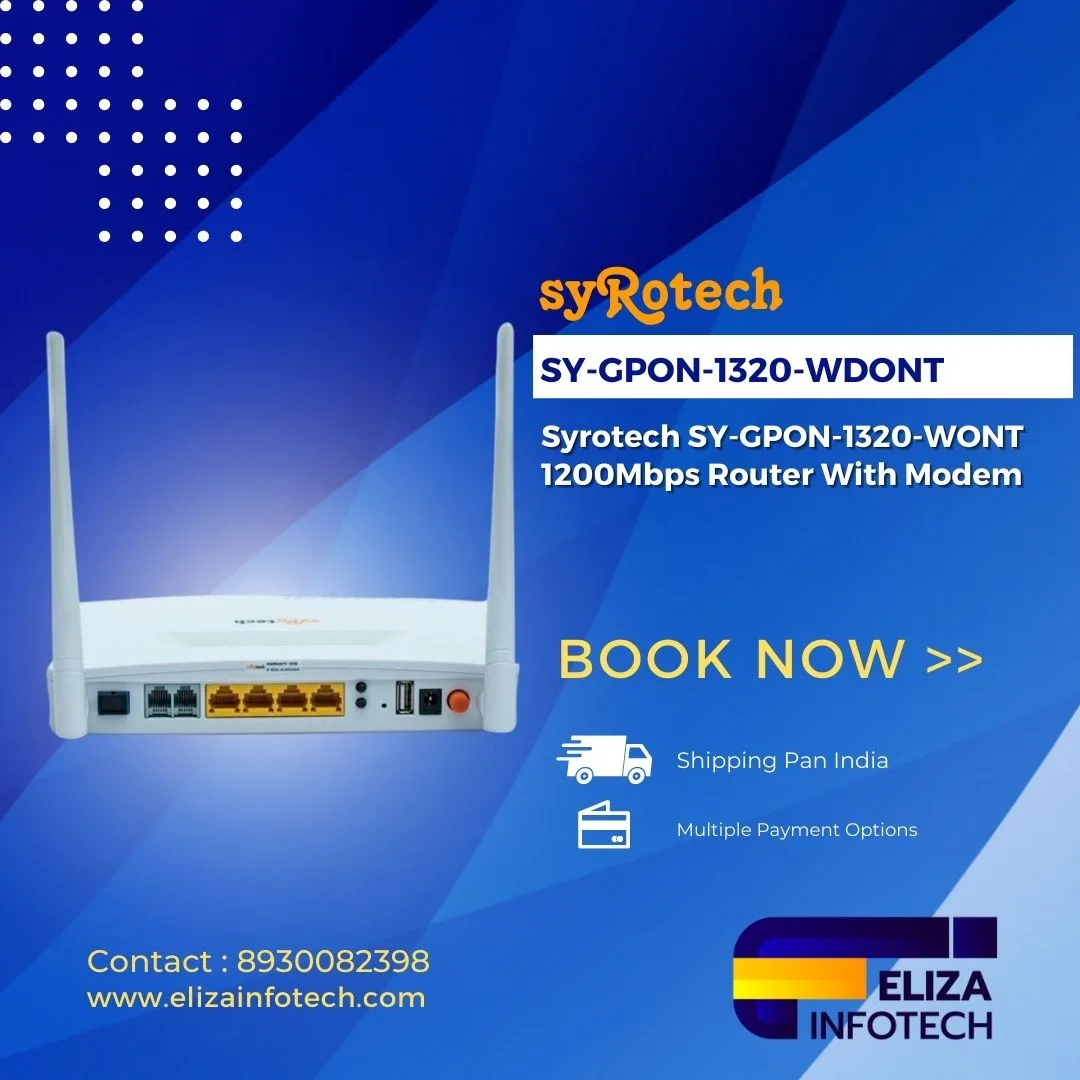 Syrotech SY-GPON-1320-WONT 1200Mbps Router With Modem