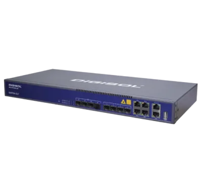 Digisol DG-GO4204-8E front view showing ports