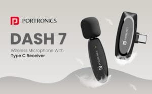 Portronics Dash 7 Wireless Microphone: Crystal-Clear Audio for All Your Recording Needs