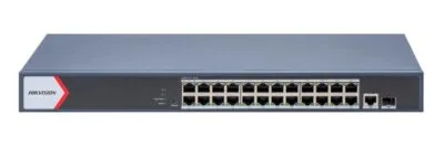 Hikvision 24+2 Port Full Gigabit PoE Switch – Ideal for CCTV & IP Surveillance Setups