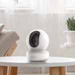 EZVIZ H6c 2K WiFi Indoor Security Camera, Smart Motion Detection, Pan & Tilt, Night Vision, Two-Way Talk, Privacy Mode, Compatible with Alexa