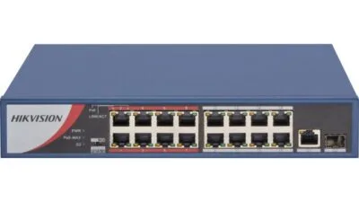 Hikvision 16+2 Port Uplink Giga PoE Switch