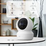 EZVIZ 1080p Security Camera Indoor WiFi 2Mp | Motion Detection | Smart Tracking | Smart Night Vision| 2-Way Audio| Compatible with Alexa