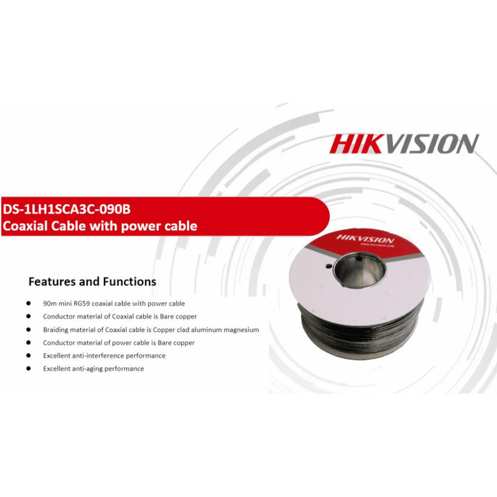 Buy 3+1cable 90mtr Ds -2fa120a-dw -in Hikvision Cable - Genuine Networking Hardware from Eliza Infotech Panipat