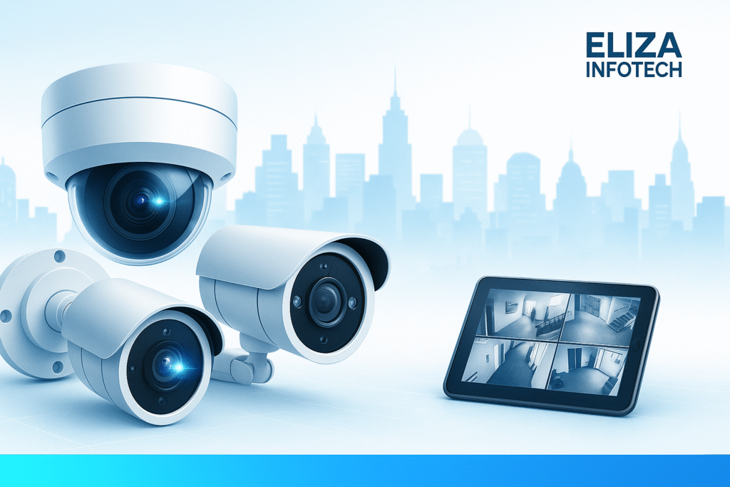 How Much Does It Cost to Install a CCTV Camera in India? Can I Install CCTV by Myself? How Much Does a CCTV Installer Cost? How Does CCTV Camera Installation Work? Does a CCTV Camera Work Without Internet? How Do I Connect My CCTV to My House? How Many CCTV Cameras Do I Need for My House? How Much Does It Cost to Install 4 Security Cameras in India? Why Choose Eliza Infotech for Your CCTV Installation?